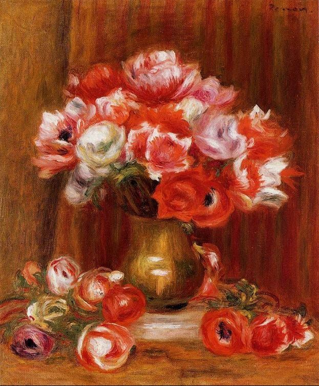 Pierre Auguste Renoir Anemones 3